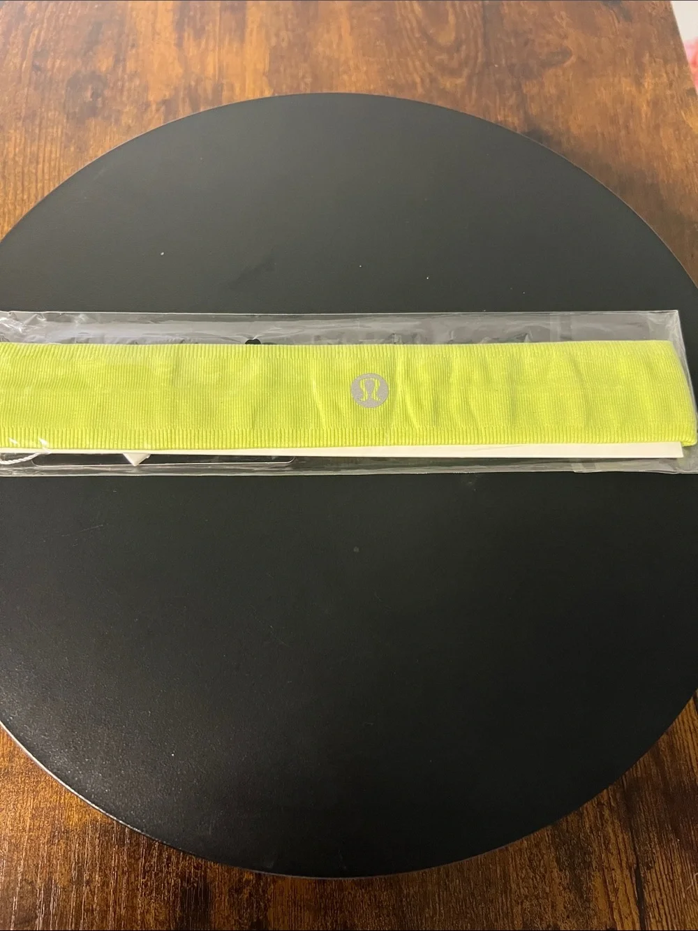 lululemon athletica Bright Neon green Performance Headband
